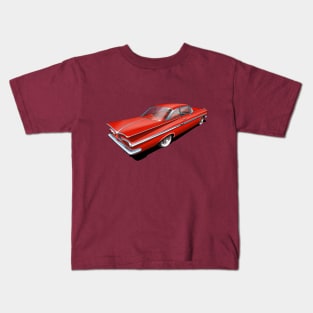 1959 Chevrolet Impala in Roman Red Kids T-Shirt